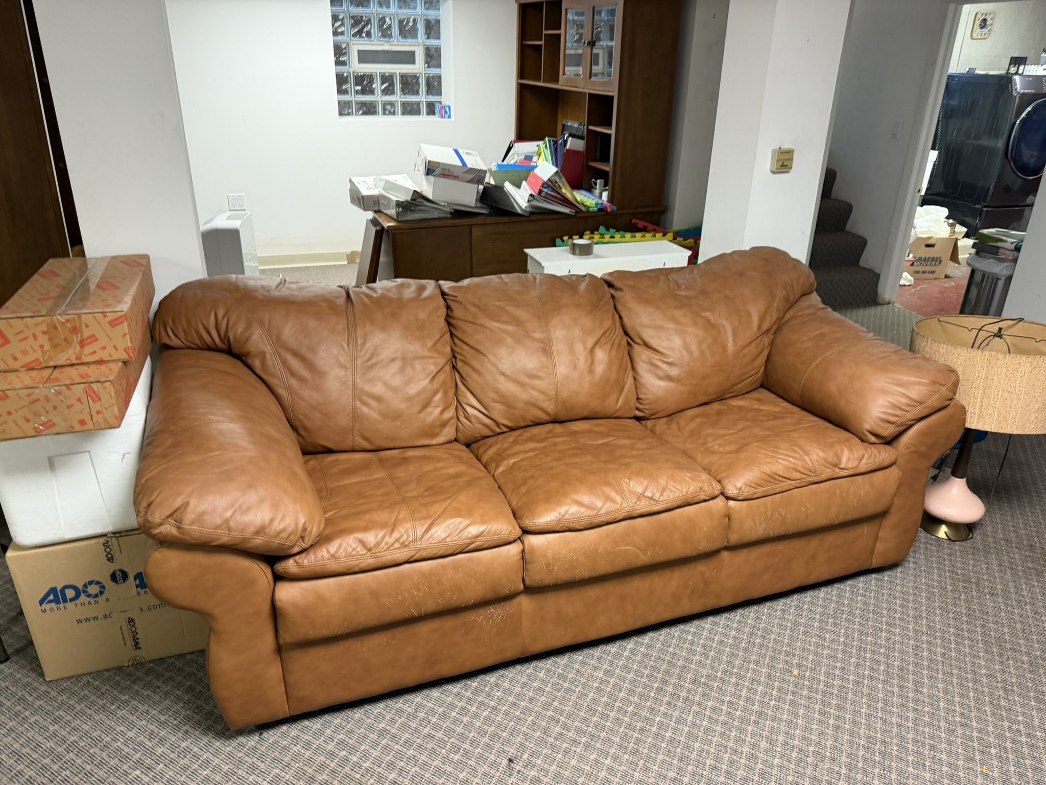 Leather Bed Couch For Sale Is At Lemont Illinois