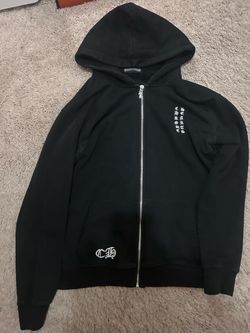 Chrome Hearts Black Zip-Up Hoodie
