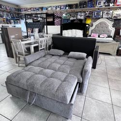Brand New 🌄 $10 Down Payment Finance 🎗️Cotswold Tufted Cushion Sleeper Sofa Bed ▪️# Sofa # Loveseat # Couch # Living Room Set
