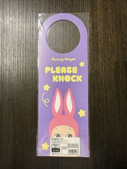 Sonny Angel Do Not Disturb Please Knock Door Hanger
