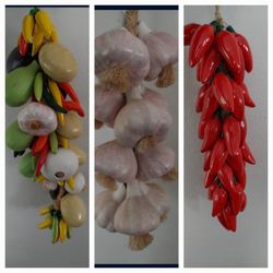 Vegetable Ceramic Ristras 