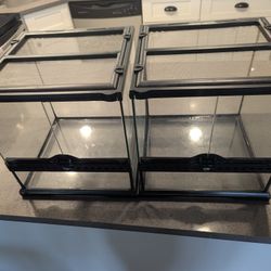 Two 12" Cube Enclosures