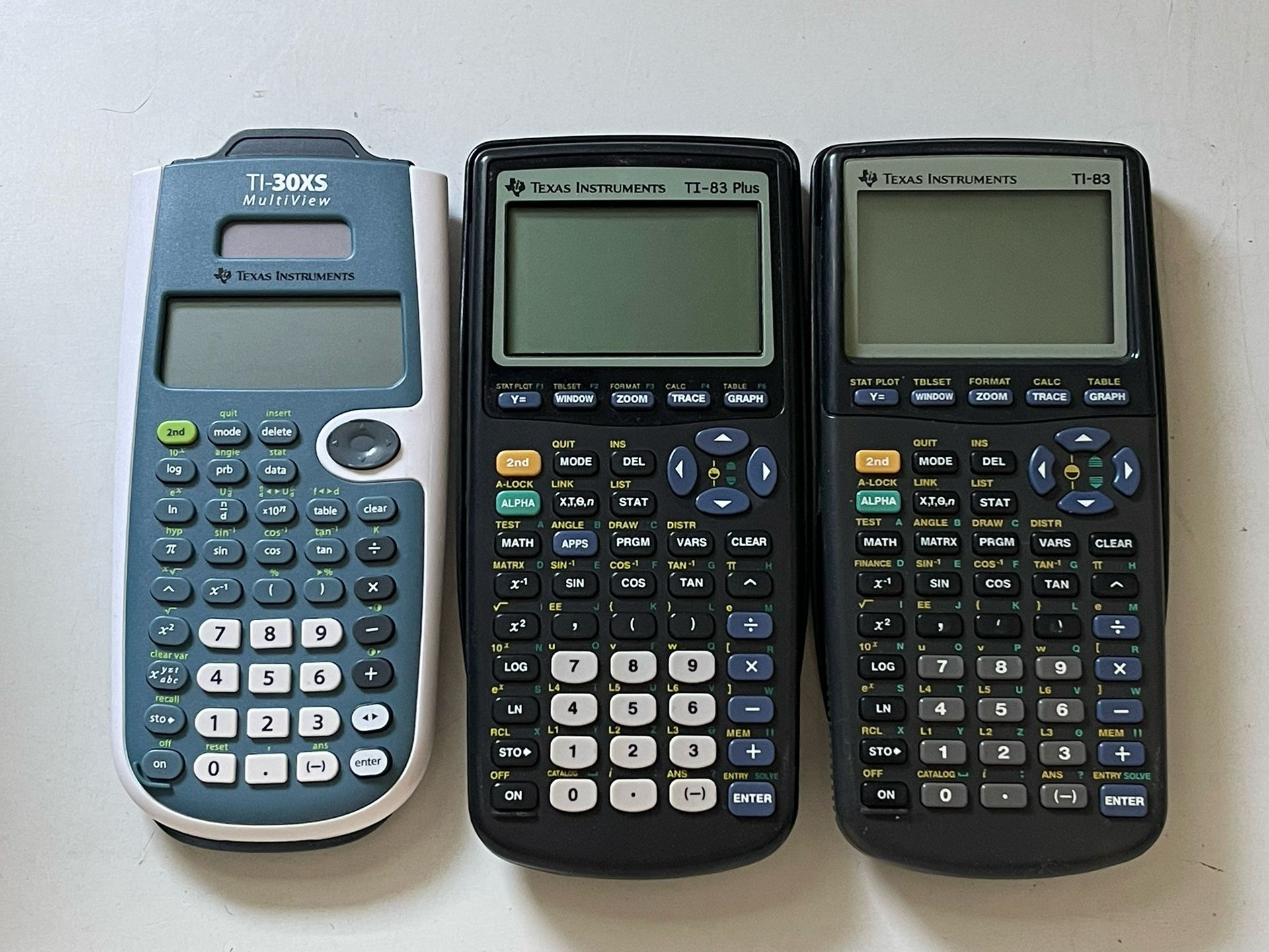 Texas Instrument Calculator (TI 83) (TI 30XS)