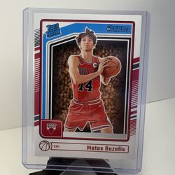 2024-25 Panini Donruss - Rated Rookie Matas Buzelis #240 Choice (RC)