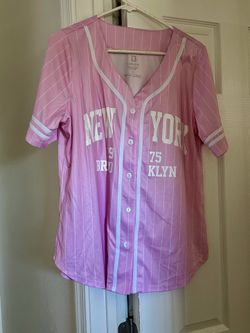 New York Jersey Pink Shirt $10