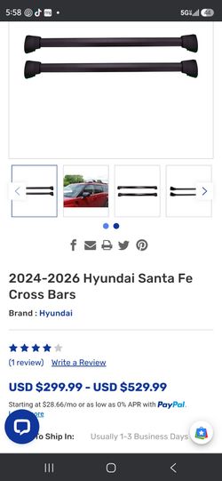 Hyundai luggage rails