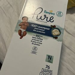 Pampers Pure Newborn 76count