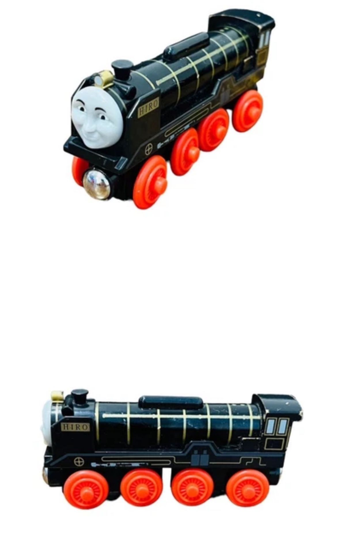 Thomas & Friends HIRO Wooden Railway Train Engine Tomy 4.5” 8 wheels (2009)