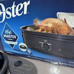 Brand new (Never Used)!!!!!! Must Have 18 Quart Oster Roaster Oven