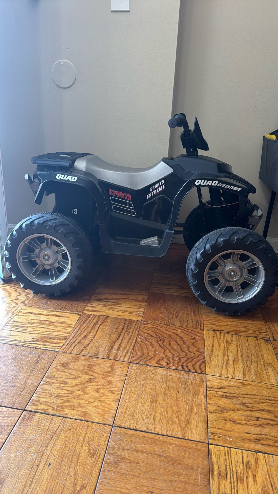 Kids Electric ATV 4-Wheeler – Black – Includes Charger