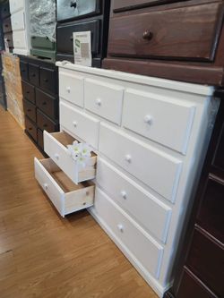 Pinewood White Dresser
