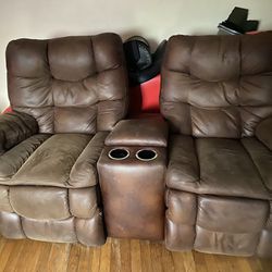 Rocker Recliner With Center Console