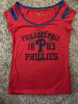 Womens Phillies Shirt Size Medium 