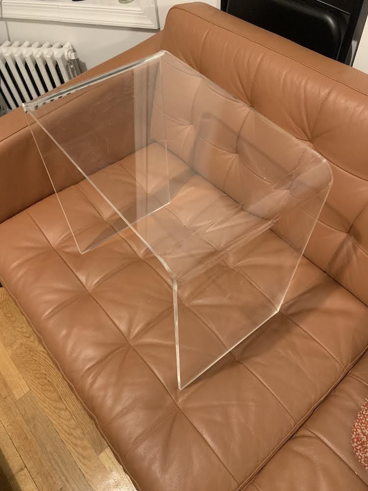 Two Acrylic End Tables