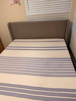 Queen bed and mattress