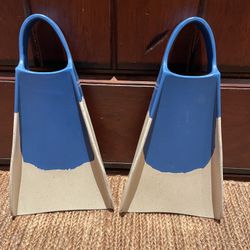 Yucca Fins Blue/Beige Swim Fins Size X-Small 