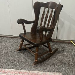 Children’s Oak Rocking Chair “toddler Chair”