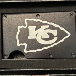 KC Chiefs Clip On Card Holder
