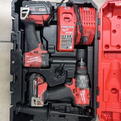 Milwaukee M18 FUEL 2-Tool Combo Kit 3697-22 (Impact Driver & Hammer Drill)