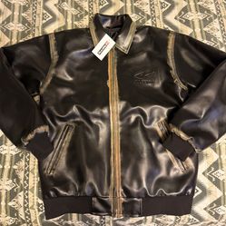 Mulberry ops leather jacket medium
