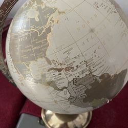 World Globe On Table Stand 