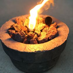 Fire pit pot