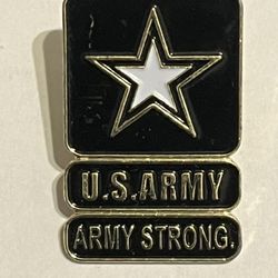 Excellent Vintage US Army - Army Strong Lapel Pin