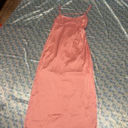 Pink Floor Length Birthday Dress 
