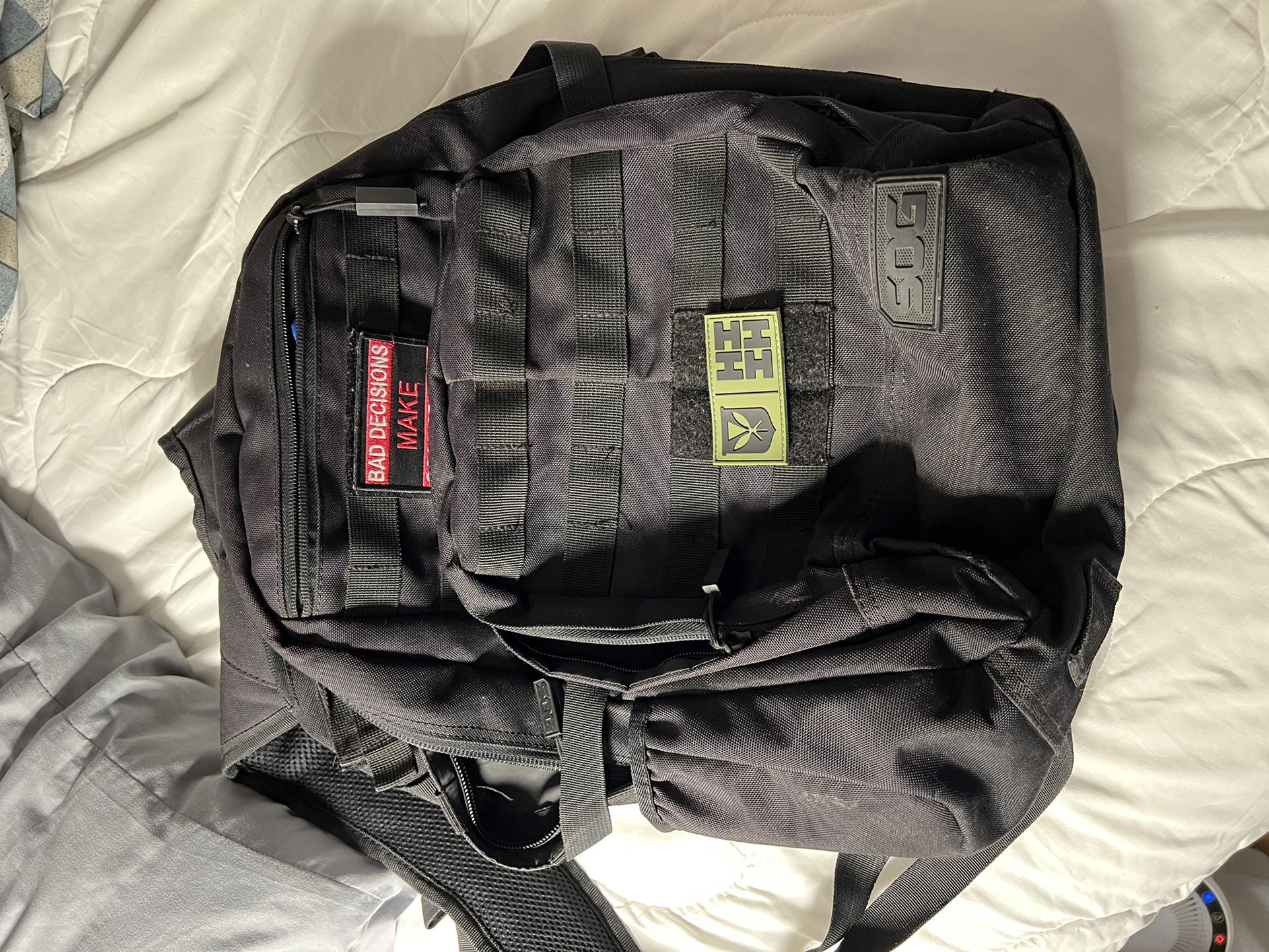 SOG black Tactical backpack (no Patches)