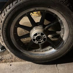 Harley Davidson Rim And Tire