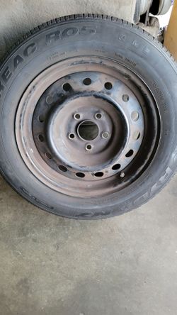 Honda rim and tire