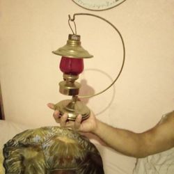 Antique Nautical Oil Lamp