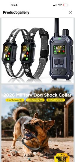 Military dog shock