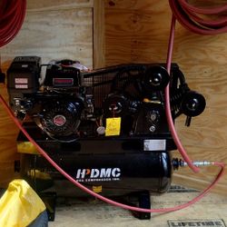 New 30 Gallon Gas Powered Air Compressor Electric Start