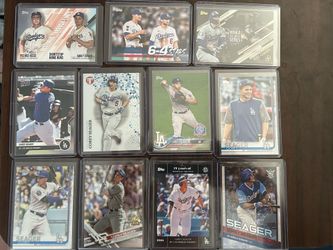 Dodgers MVP Corey Seager (11) card lot
