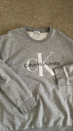 Gray Calvin Klein 2xl crew neck