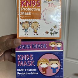 PHLISON Kids KN95 Face Mask 30 Pack, 5-Layer Breathable KN95 Disposable Protecti