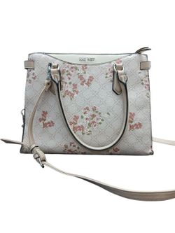 Nine West Pink Floral Crossbody Strap Purse