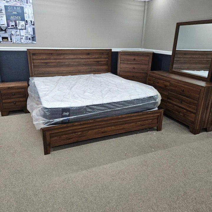 Modern Queen Bedroom Set $695!! King $795!! (Cash On Delivery)