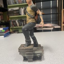 PS2 Infamous 2 Hero Edition Cole McGrath Figure On Stand 8” -