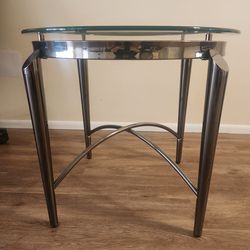 Glass top Side Table