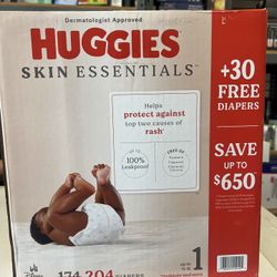 Huggies Skin Essentials Size 1-2 / 204 Ct
