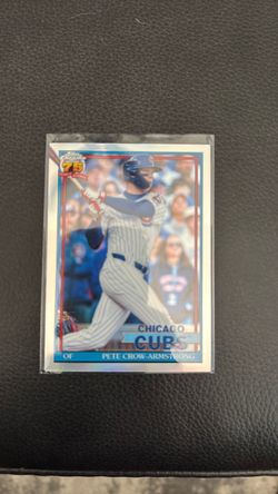 βΎοΈπ₯2026 Topps chrome Pete Crow Armstrong 75th anniversary RefractorβΎοΈπ₯