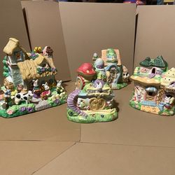 Easter Village Pieces