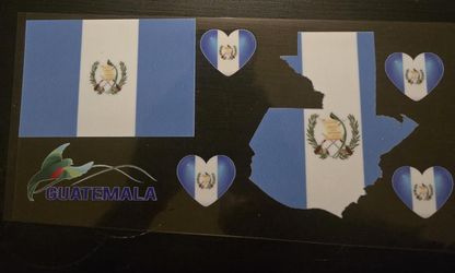 Guatemala Flag UV Sticker