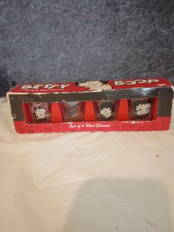 Betty boop shot glasses new