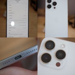 Apple iPhone 15 Pro Max White 256GB UNLOCKED MINT