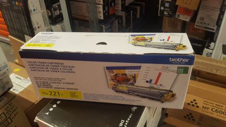 Brand New OEM Brother toner cartridge TN-221Y