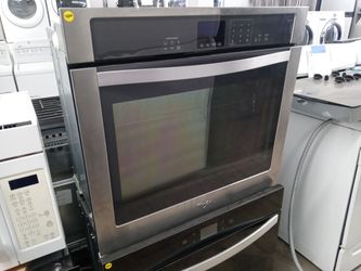 Whirlpool 30" stainless steel single wall oven - Free delivery