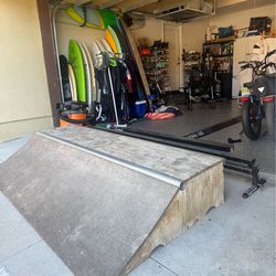 skateboarding ramp